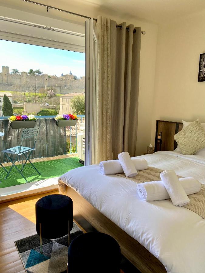 Maison Face A La Cite Καρκασόν Εξωτερικό φωτογραφία